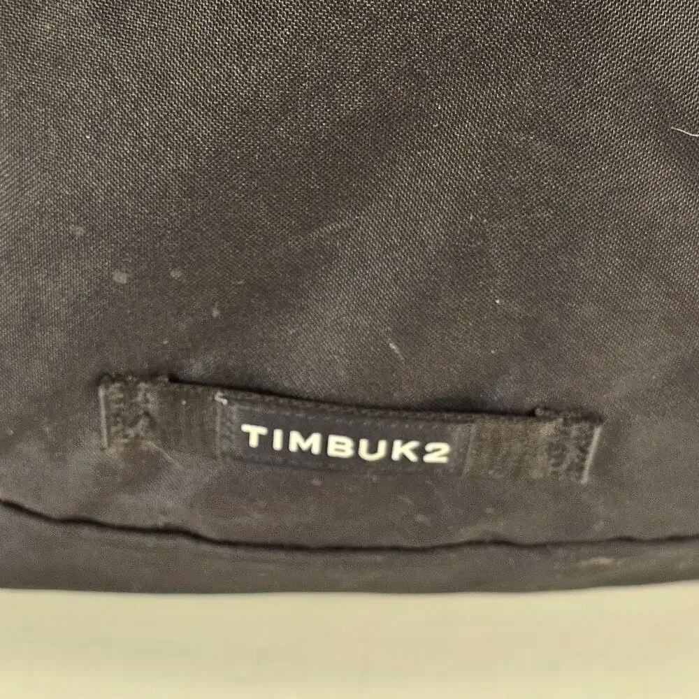 Timbuk2 McDonald’s Black Backpack Laptop School Travel Bag Yellow Logo 17x12x5